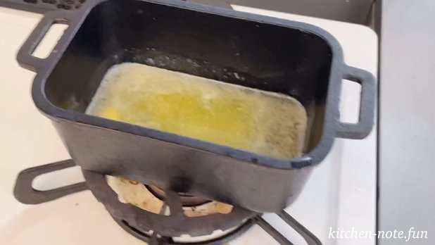 バターを溶かす