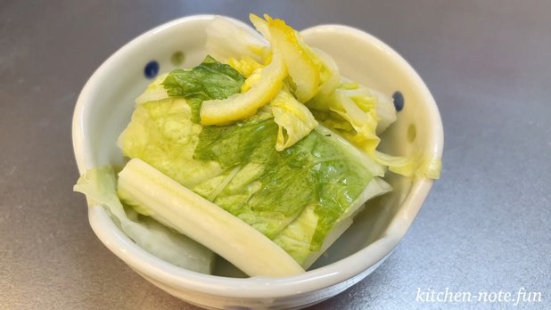 白菜の塩漬けの作り方・レシピ｜白菜の漬物・お新香